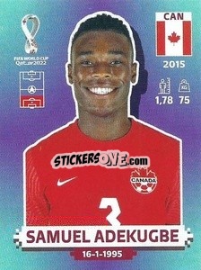Figurina Samuel Adekugbe - FIFA World Cup Qatar 2022. Standard Edition - Panini