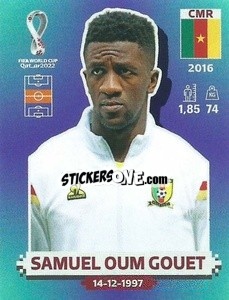 Sticker Samuel Oum Gouet - FIFA World Cup Qatar 2022. Standard Edition - Panini