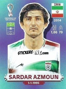 Figurina Sardar Azmoun - FIFA World Cup Qatar 2022. Standard Edition - Panini
