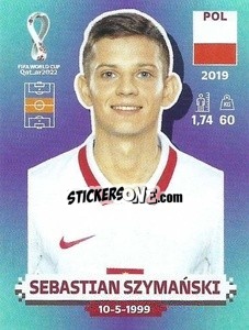 Figurina Sebastian Szymański - FIFA World Cup Qatar 2022. Standard Edition - Panini