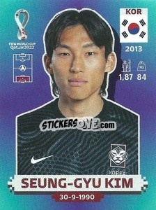 Sticker Seung-gyu Kim - FIFA World Cup Qatar 2022. Standard Edition - Panini