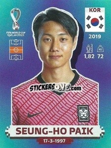 Sticker Seung-ho Paik - FIFA World Cup Qatar 2022. Standard Edition - Panini