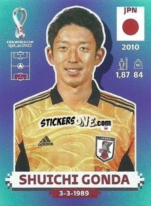 Sticker Shuichi Gonda - FIFA World Cup Qatar 2022. Standard Edition - Panini