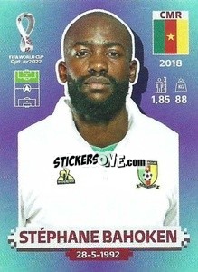 Sticker Stéphane Bahoken - FIFA World Cup Qatar 2022. Standard Edition - Panini