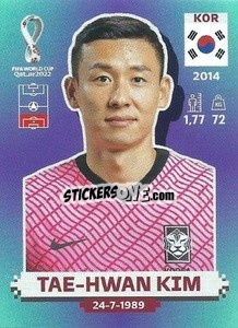 Sticker Tae-hwan Kim - FIFA World Cup Qatar 2022. Standard Edition - Panini
