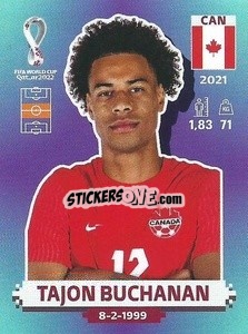 Figurina Tajon Buchanan - FIFA World Cup Qatar 2022. Standard Edition - Panini