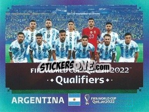 Figurina Team Shot - FIFA World Cup Qatar 2022. Standard Edition - Panini
