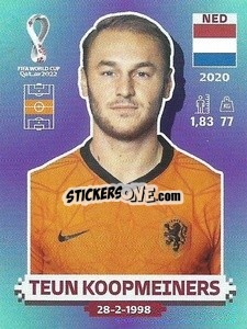 Sticker Teun Koopmeiners - FIFA World Cup Qatar 2022. Standard Edition - Panini
