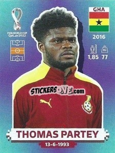 Sticker Thomas Partey - FIFA World Cup Qatar 2022. Standard Edition - Panini