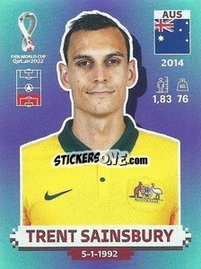 Figurina Trent Sainsbury - FIFA World Cup Qatar 2022. Standard Edition - Panini