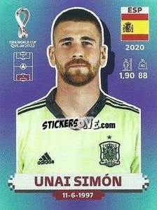 Cromo Unai Simón - FIFA World Cup Qatar 2022. Standard Edition - Panini