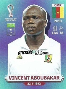 Figurina Vincent Aboubakar - FIFA World Cup Qatar 2022. Standard Edition - Panini