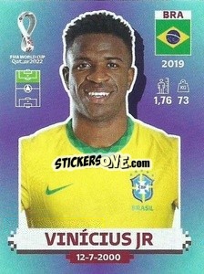 Sticker Vinícius Jr - FIFA World Cup Qatar 2022. Standard Edition - Panini