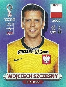 Cromo Wojciech Szczęsny - FIFA World Cup Qatar 2022. Standard Edition - Panini