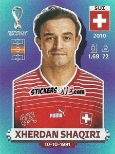 Sticker Xherdan Shaqiri - FIFA World Cup Qatar 2022. Standard Edition - Panini