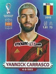 Cromo Yannick Carrasco - FIFA World Cup Qatar 2022. Standard Edition - Panini