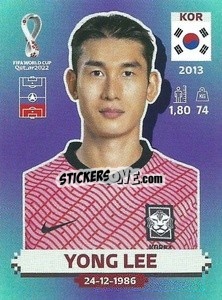 Sticker Yong Lee - FIFA World Cup Qatar 2022. Standard Edition - Panini