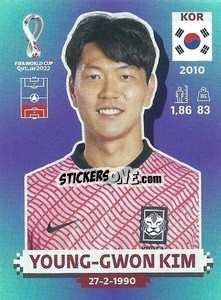 Sticker Young-gwon Kim - FIFA World Cup Qatar 2022. Standard Edition - Panini