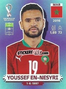 Figurina Youssef En-Nesyri - FIFA World Cup Qatar 2022. Standard Edition - Panini