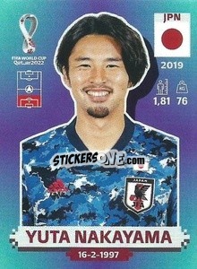 Sticker Yuta Nakayama - FIFA World Cup Qatar 2022. Standard Edition - Panini
