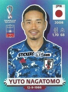 Figurina Yuto Nagatomo - FIFA World Cup Qatar 2022. Standard Edition - Panini