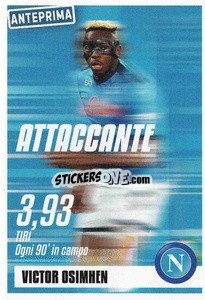 Cromo Victor Osimhen (Attaccante) - Calciatori 2022-2023 Anteprima - Panini