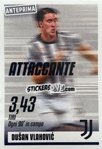 Sticker Dušan Vlahović (Attaccante) - Calciatori 2022-2023 Anteprima - Panini