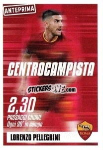 Figurina Lorenzo Pellegrini (Centrocampista) - Calciatori 2022-2023 Anteprima - Panini