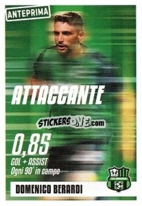 Sticker Domenico Berardi (Attaccante) - Calciatori 2022-2023 Anteprima n. 11 - Panini