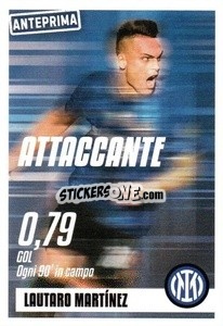 Sticker Lautaro Martínez (Attaccante) - Calciatori 2022-2023 Anteprima n. 14 - Panini