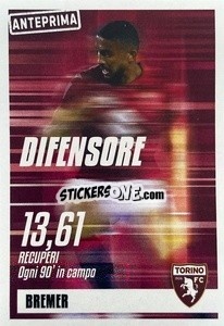 Figurina Gleison Bremer (Difensore) - Calciatori 2022-2023 Anteprima - Panini