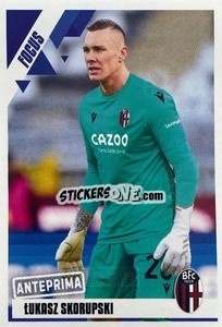 Sticker Łukasz Skorupski - Calciatori 2022-2023 Anteprima n. 34 - Panini