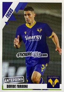 Sticker Davide Faraoni - Calciatori 2022-2023 Anteprima n. 74 - Panini