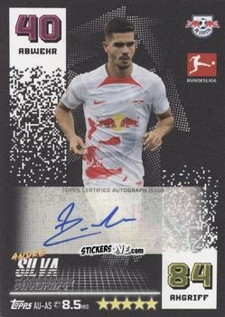 Sticker André Silva - German Fussball Bundesliga 2022-2023. Match Attax n. AU-AS - Topps