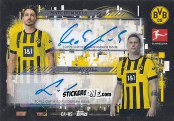 Sticker Mats Hummels / Nilas Süle - German Fussball Bundesliga 2022-2023. Match Attax n. CA-HS - Topps