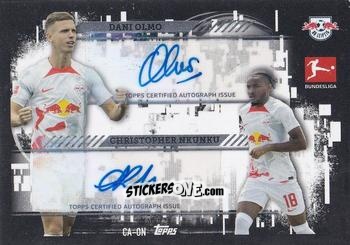 Figurina Dani Olmo / Christopher Nkunku - German Fussball Bundesliga 2022-2023. Match Attax n. CA-ON - Topps