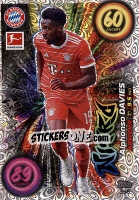 Figurina Alphonso Davies - German Fussball Bundesliga 2022-2023. Match Attax - Topps