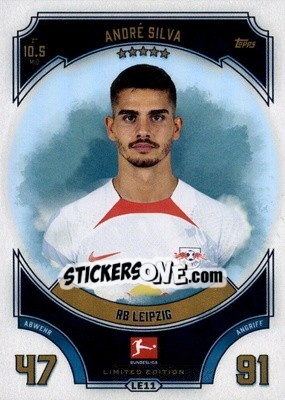 Figurina André Silva - German Fussball Bundesliga 2022-2023. Match Attax - Topps