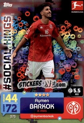 Figurina Aymen Barkok - German Fussball Bundesliga 2022-2023. Match Attax - Topps