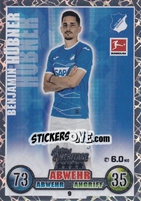 Sticker Benjamin Hübner - German Fussball Bundesliga 2022-2023. Match Attax - Topps