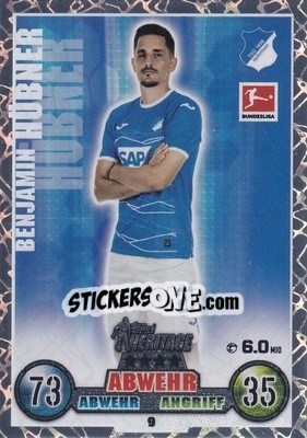 Figurina Benjamin Hübner - German Fussball Bundesliga 2022-2023. Match Attax - Topps