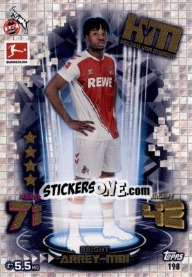 Figurina Bright Arrey-Mbi - German Fussball Bundesliga 2022-2023. Match Attax - Topps