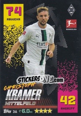 Sticker Christoph Kramer - German Fussball Bundesliga 2022-2023. Match Attax - Topps