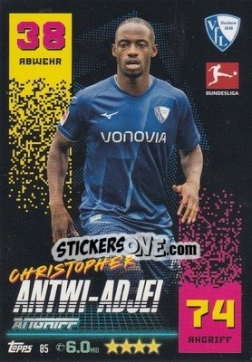 Sticker Christopher Antwi-Adjei - German Fussball Bundesliga 2022-2023. Match Attax - Topps