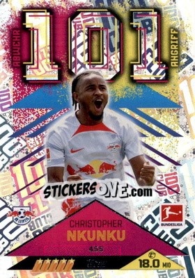 Sticker Christopher Nkunku - German Fussball Bundesliga 2022-2023. Match Attax - Topps