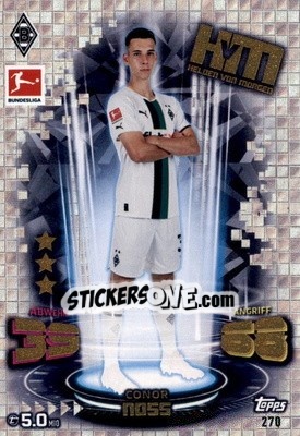 Sticker Conor Noss - German Fussball Bundesliga 2022-2023. Match Attax - Topps