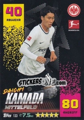 Sticker Daichi Kamada - German Fussball Bundesliga 2022-2023. Match Attax - Topps