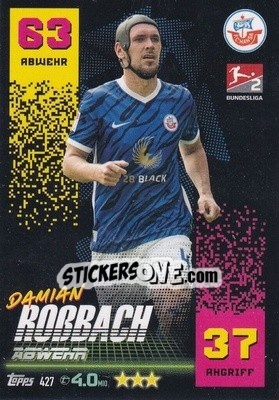Sticker Damian Roßbach - German Fussball Bundesliga 2022-2023. Match Attax - Topps