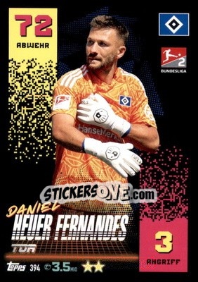 Cromo Daniel Heuer Fernandes - German Fussball Bundesliga 2022-2023. Match Attax - Topps