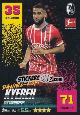 Sticker Daniel-Kofi Kyereh - German Fussball Bundesliga 2022-2023. Match Attax - Topps